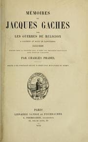 Tapa de Mémoires sur les guerres de religion à Castres et dans le Languedoc, 1555-1610