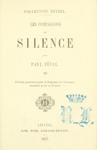 Tapa de compagnons du silence