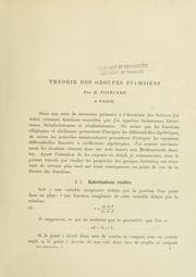 Tapa de Théorie des groupes fuchsiens
