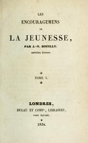 Tapa de Les encouragemens de la jeunesse