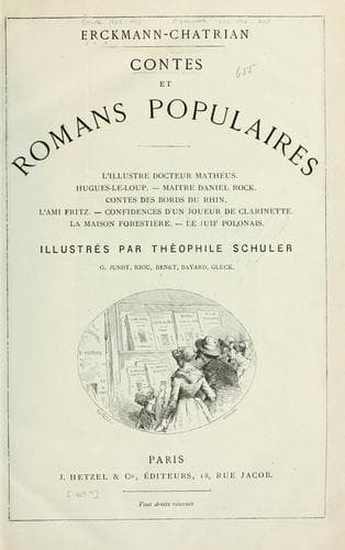Tapa de Contes et romans populaires