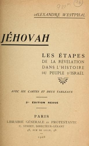 Tapa de Jéhovah
