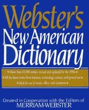 Tapa de Webster's new American dictionary.