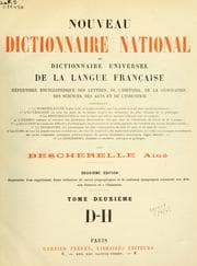 Tapa de Nouveau dictionnaire national