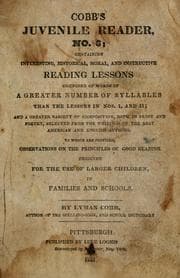 Tapa de Cobb's juvenile reader no. 3