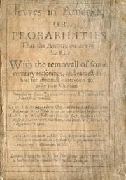 Tapa de Iewes in America, or, Probabilities that the Americans are of that race