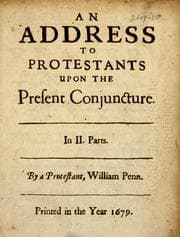 Tapa de An address to Protestants upon the present conjuncture