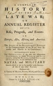 Tapa de A compleat history of the late war