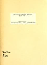 Tapa de Laws of the Choctaw Nation passed at the Choctaw Councils of 1876 and 1877