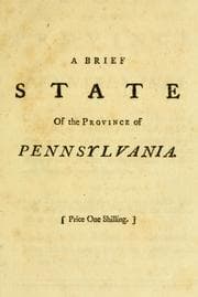 Tapa de A brief state of the province of Pennsylvania