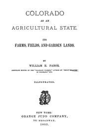 Tapa de Colorado as an agricultural state