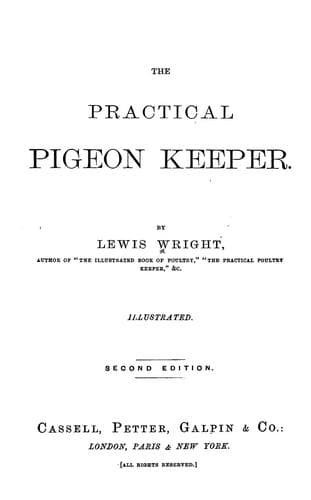 Tapa de The practical pigeon keeper