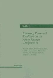 Tapa de Ensuring personnel readiness in the Army Reserve components