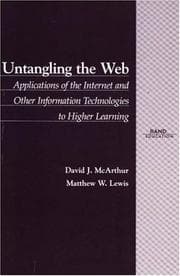 Tapa de Untangling the Web