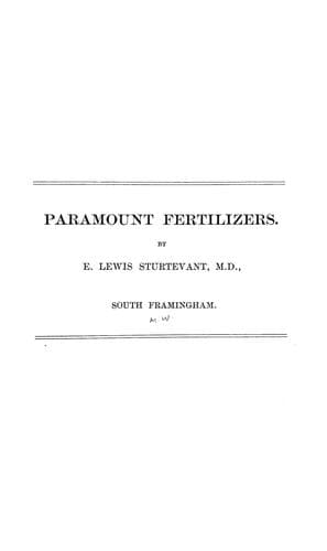 Tapa de Paramount fertilizers