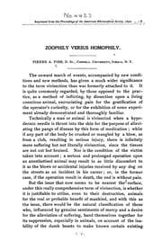 Tapa de Zoophily versus homophily