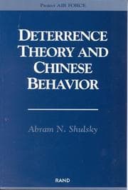 Tapa de Deterrence Theory and Chinese Behavior