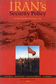 Tapa de Irans's Security Policy In the Post-Revolutionary Era