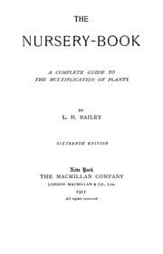 Tapa de The nursery-book