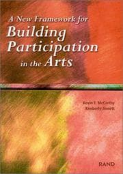 Tapa de A New Framework for Building Participation in the Arts