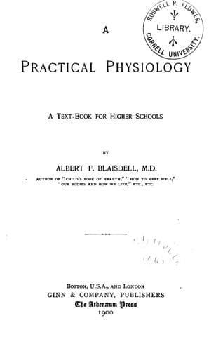 Tapa de A practical physiology