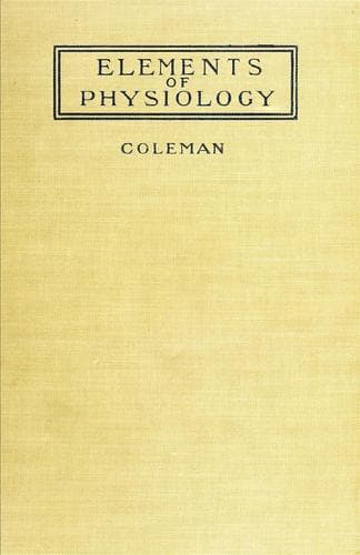 Tapa de The elements of physiology for schools