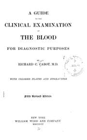 Tapa de A guide to the clinical examination of the blood for diagnostic purposes