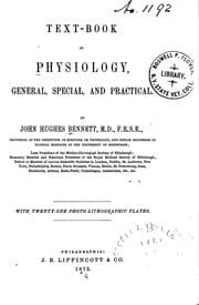 Tapa de Text-book of physiology, general, special, and practical
