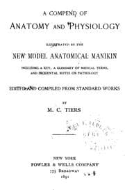 Tapa de A compend of anatomy and physiology