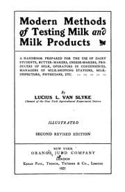 Tapa de Modern methods of testing milk and milk products