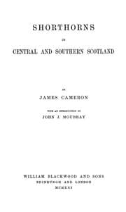 Tapa de Shorthorns in central and southern Scotland