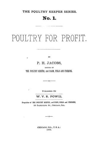 Tapa de Poultry for profit