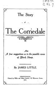 Tapa de The story of the Corriedale