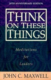 Tapa de Think on These Things