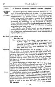 Tapa de An account of the sources, preparation, trade and composition of the bees'-wax of British India
