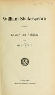 Tapa de William Shakespeare