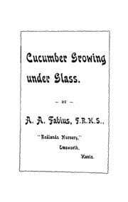 Tapa de Cucumber growing under glass