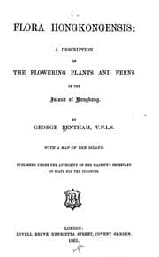 Tapa de Flora hongkongensis