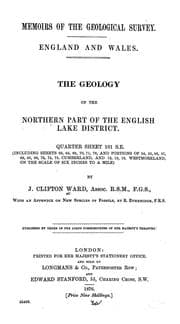 Tapa de The geology of the northern part of the English lake district