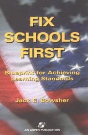 Tapa de Fix Schools First