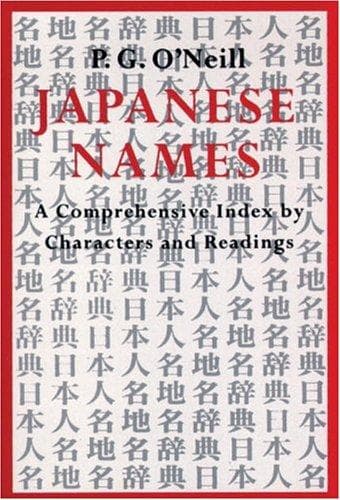 Tapa de Japanese Names