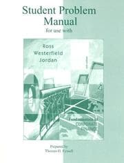 Tapa de Student problem manual for use with Fundamentals of Corporate finance, sixth edition, Stephen A. Ross, Randolph W. Westerfield, Bradford D. Jordan