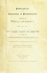Tapa de The faire maide of Bristow
