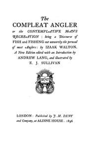 Tapa de The compleat angler