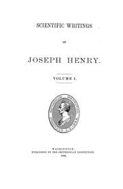 Tapa de Scientific writings of Joseph Henry ...