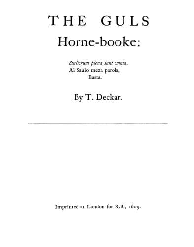 Tapa de The gull's hornbook