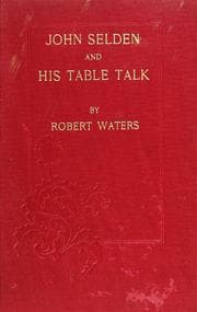Tapa de John Selden and his table-talk