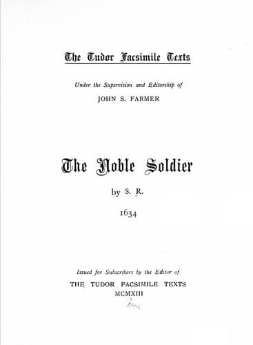 Tapa de The noble soldier