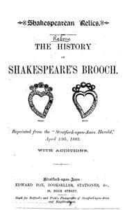 Tapa de Shakespearian relics