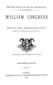 Tapa de William Congreve